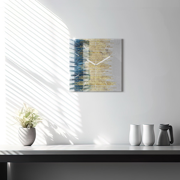 Reloj cuadrado Patrón decorativo