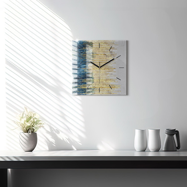 Reloj cuadrado Patrón decorativo