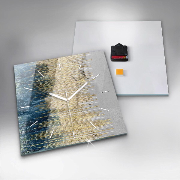 Reloj cuadrado Patrón decorativo