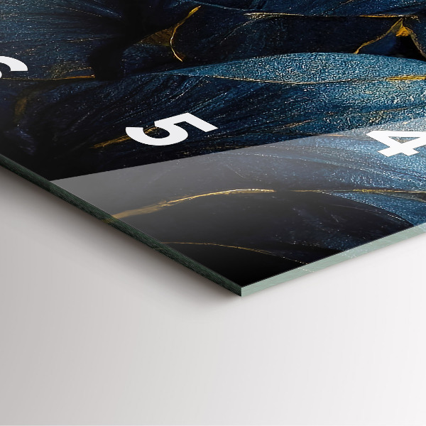 Reloj cuadrado Flores decorativas