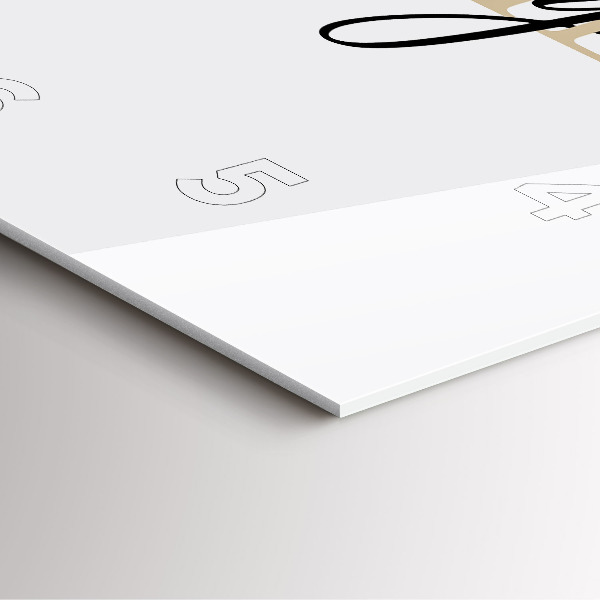 Reloj de pared cuadrado Inscripción familiar