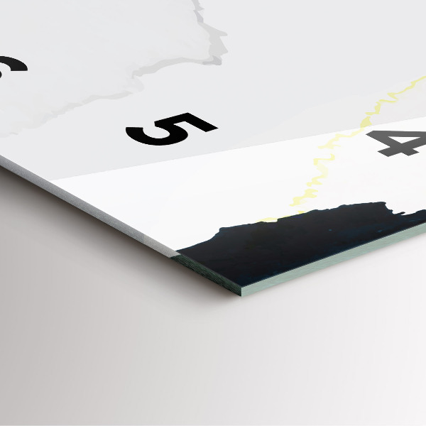 Reloj cuadrado Manchas abstracto