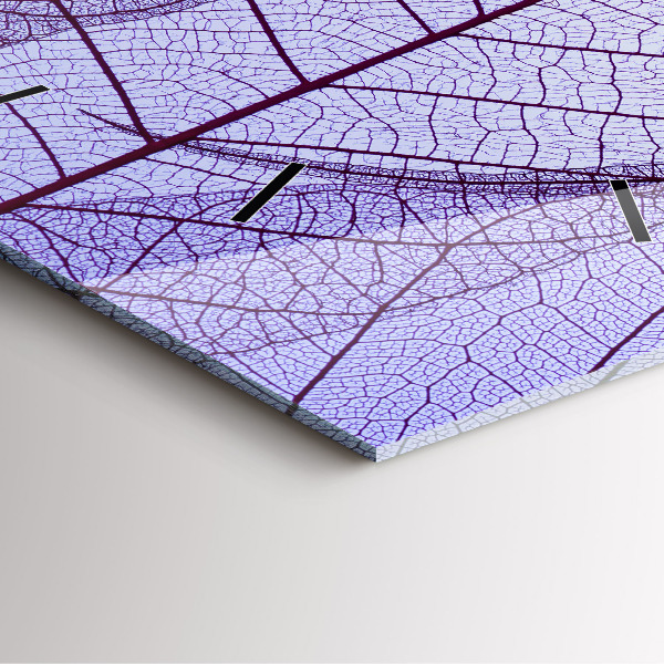 Reloj cuadrado Hojas de la naturaleza