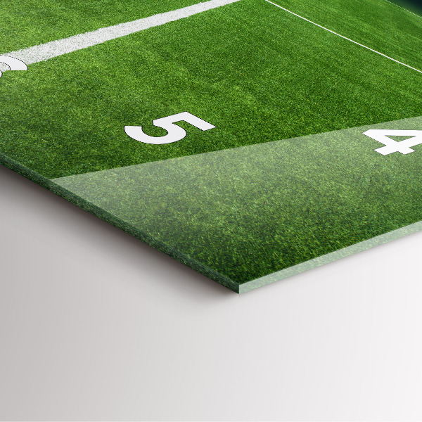 Reloj cuadrado Campo de fútbol