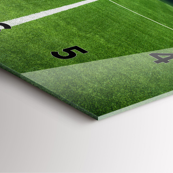 Reloj cuadrado Campo de fútbol