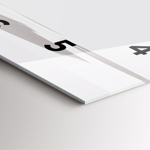 Reloj de pared cuadrado Hojas abstractas