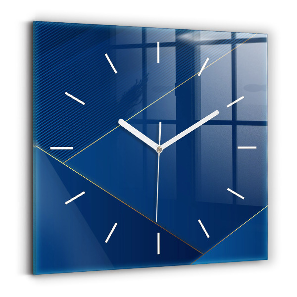 Reloj de pared cuadrado Abstracción ornamental