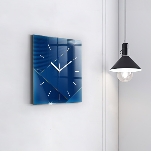 Reloj de pared cuadrado Abstracción ornamental