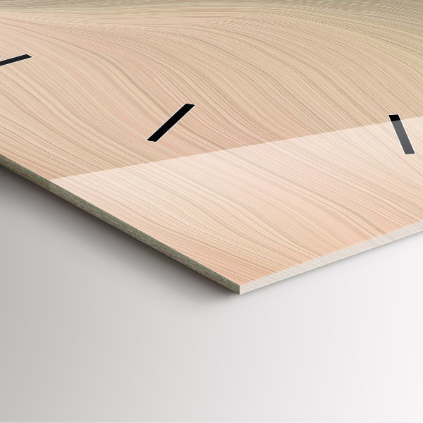 Reloj cuadrado Abstracción de olas