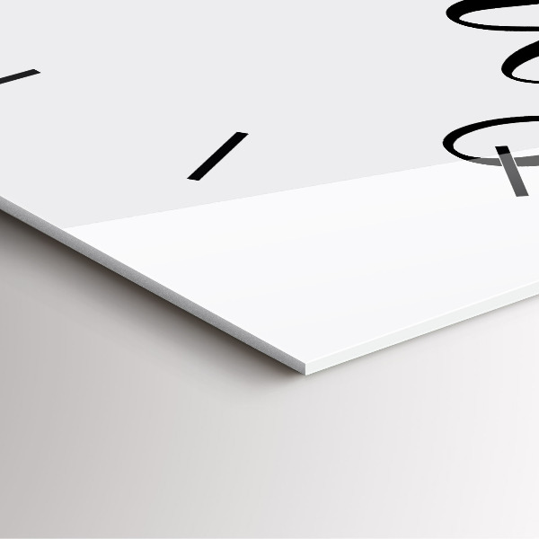 Reloj de pared cuadrado Inscripción familiar