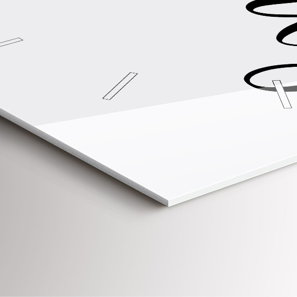 Reloj de pared cuadrado Inscripción familiar