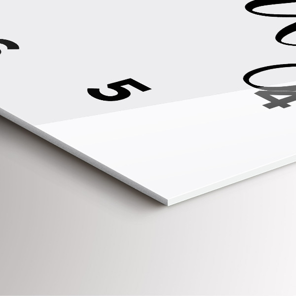 Reloj de pared cuadrado Inscripción familiar