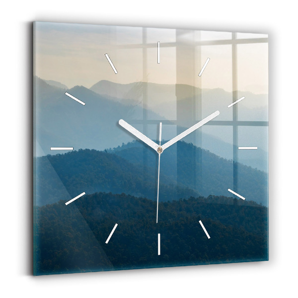 Reloj cuadrado Paisaje abstracto