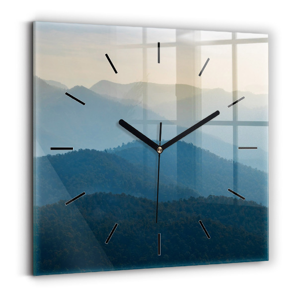 Reloj cuadrado Paisaje abstracto