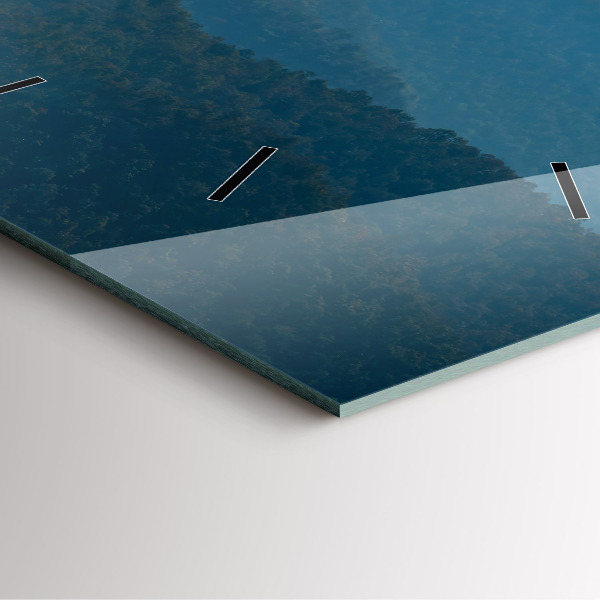 Reloj cuadrado Paisaje abstracto