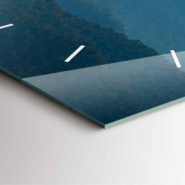 Reloj cuadrado Paisaje abstracto