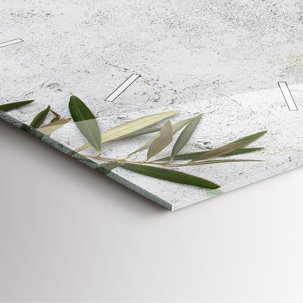 Reloj cuadrado Aceitunas minimalistas