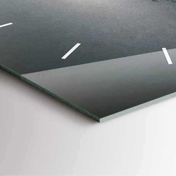 Reloj cuadrado Vagabundo en la oscuridad