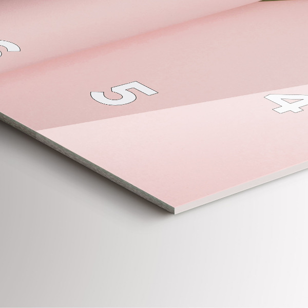 Reloj de pared cuadrado Ramo de flores de tulipán