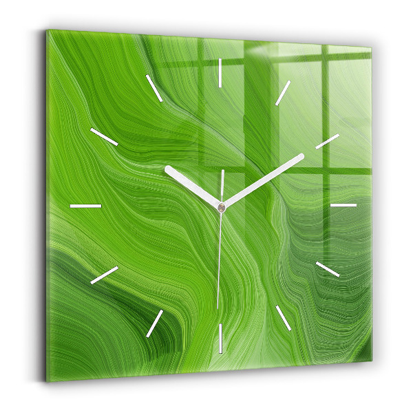 Reloj cuadrado Olas modernas