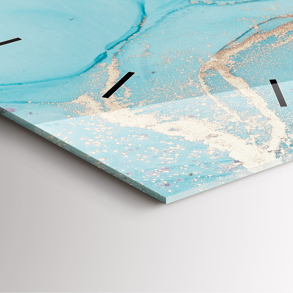 Reloj de pared cuadrado Mármol decorativo