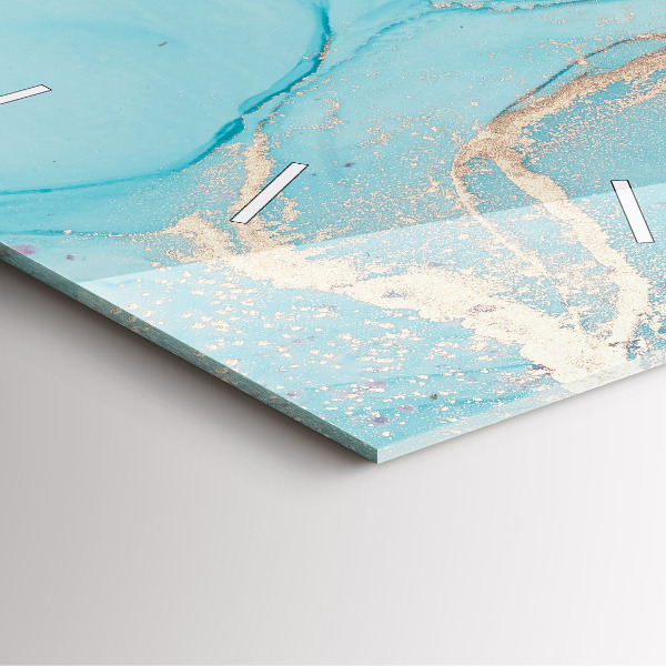 Reloj de pared cuadrado Mármol decorativo