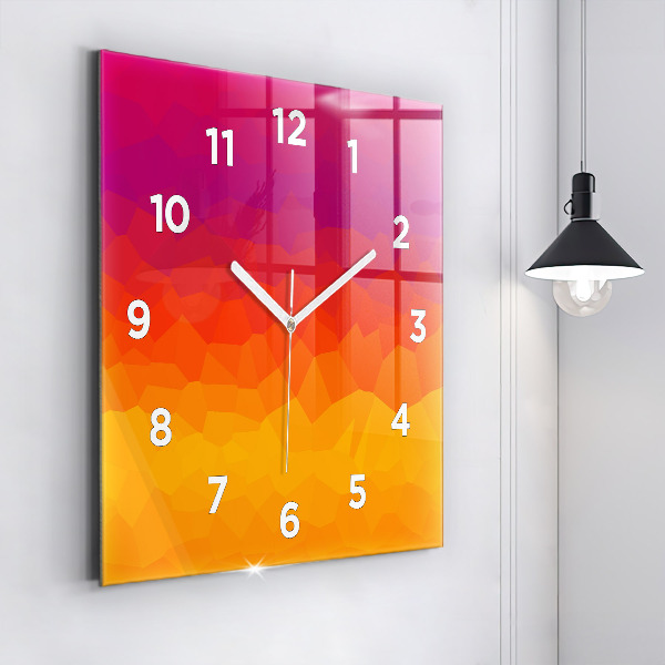 Reloj cuadrado Amanecer