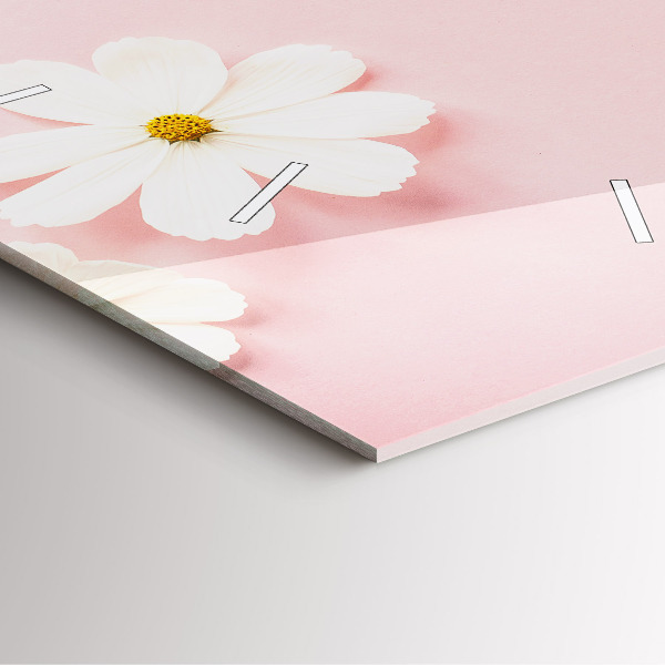 Reloj cuadrado Flores de margarita