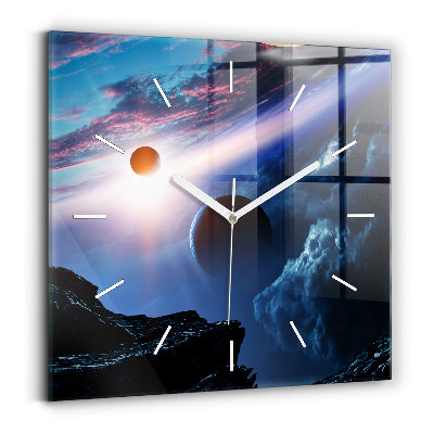 Reloj de pared cuadrado Gran galaxia