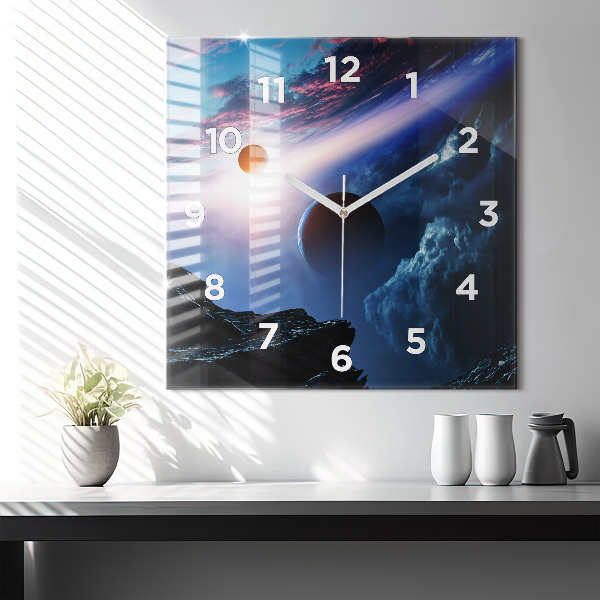Reloj de pared cuadrado Gran galaxia