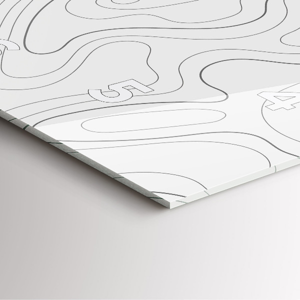 Reloj cuadrado Manchas abstractas