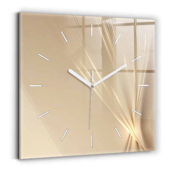 Reloj cuadrado Luz abstracta