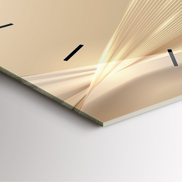 Reloj cuadrado Luz abstracta