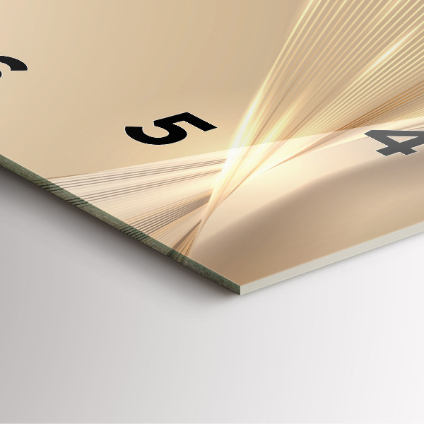 Reloj cuadrado Luz abstracta