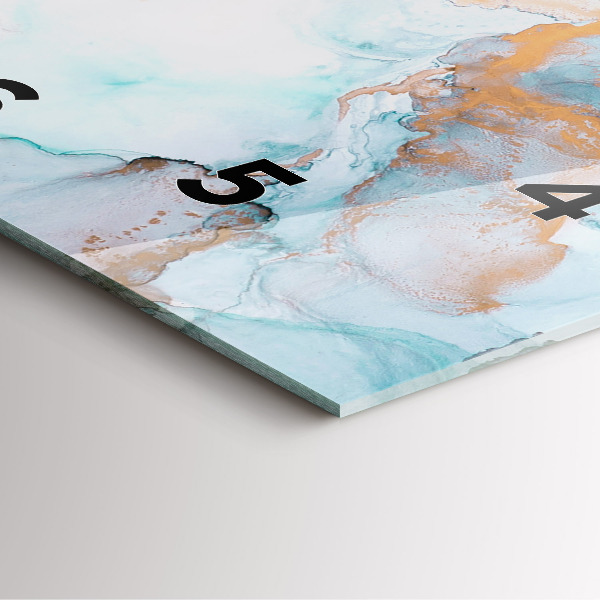 Reloj cuadrado Imagen abstracta