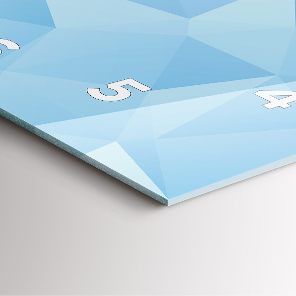 Reloj cuadrado Triángulos abstracto