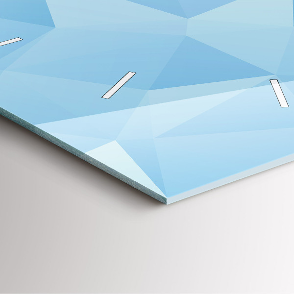 Reloj cuadrado Triángulos abstracto