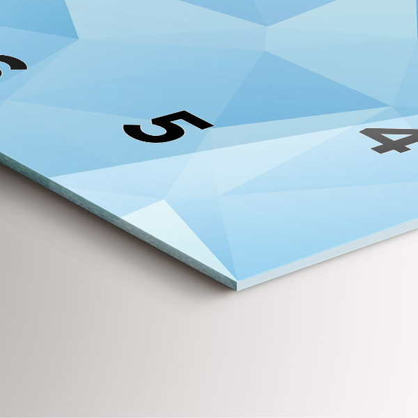 Reloj cuadrado Triángulos abstracto