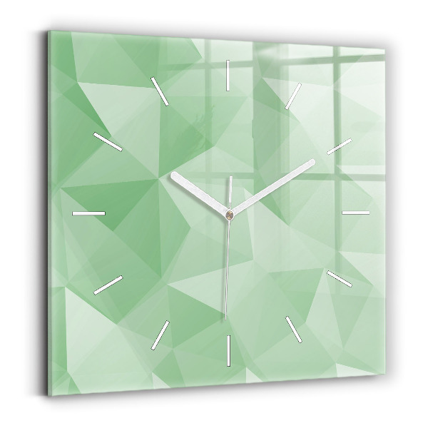 Reloj cuadrado Triángulos abstracto