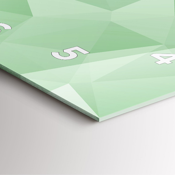 Reloj cuadrado Triángulos abstracto