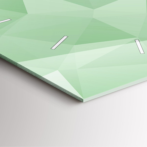 Reloj cuadrado Triángulos abstracto