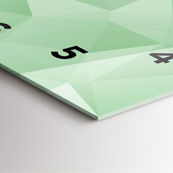 Reloj cuadrado Triángulos abstracto