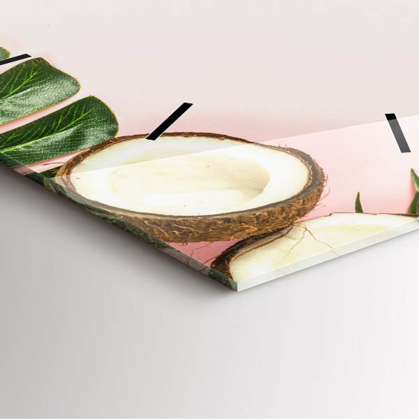 Reloj de pared cuadrado Ambiente veraniego