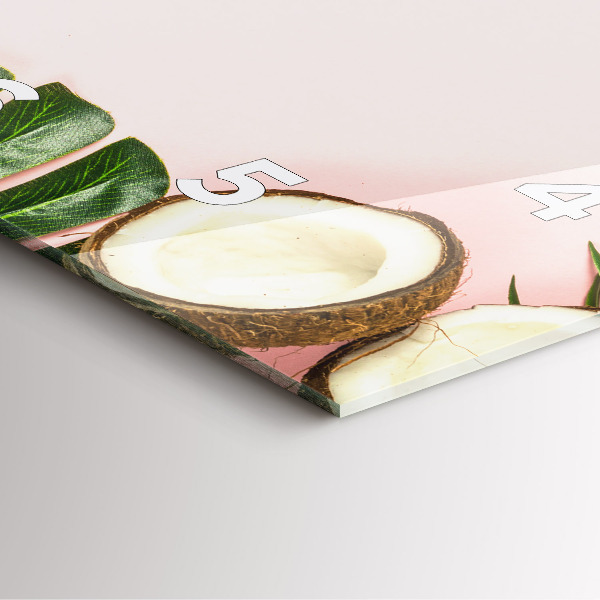 Reloj de pared cuadrado Ambiente veraniego