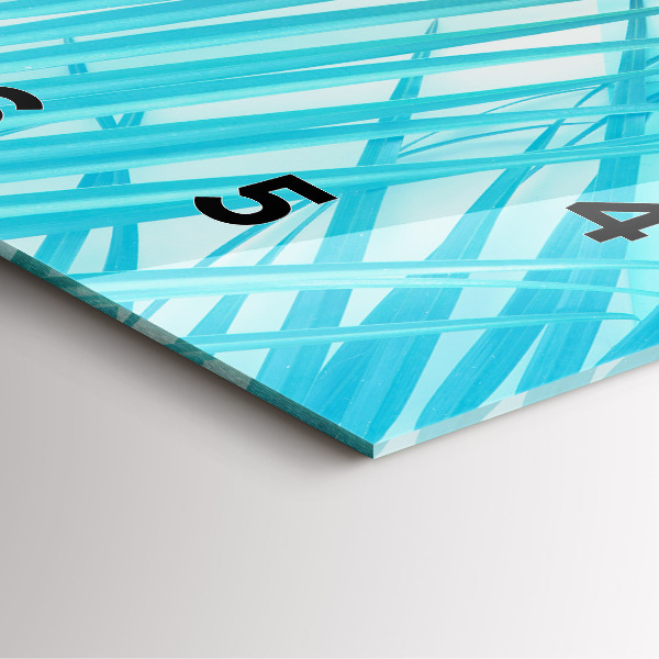 Reloj cuadrado Palmera tropical