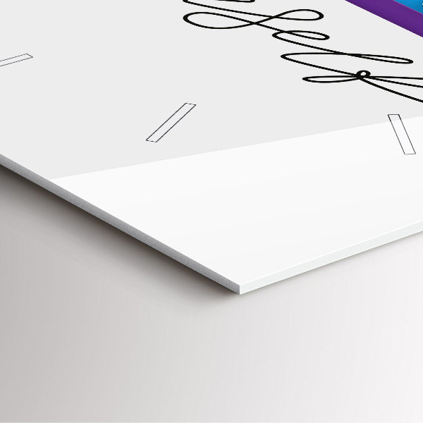 Reloj cuadrado Inscripción sé tú mismo