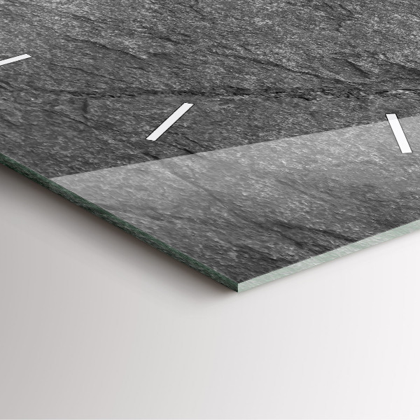 Reloj cuadrado Roca volcánica