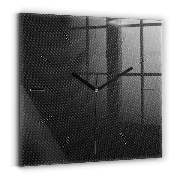 Reloj cuadrado Abstracto oscuro