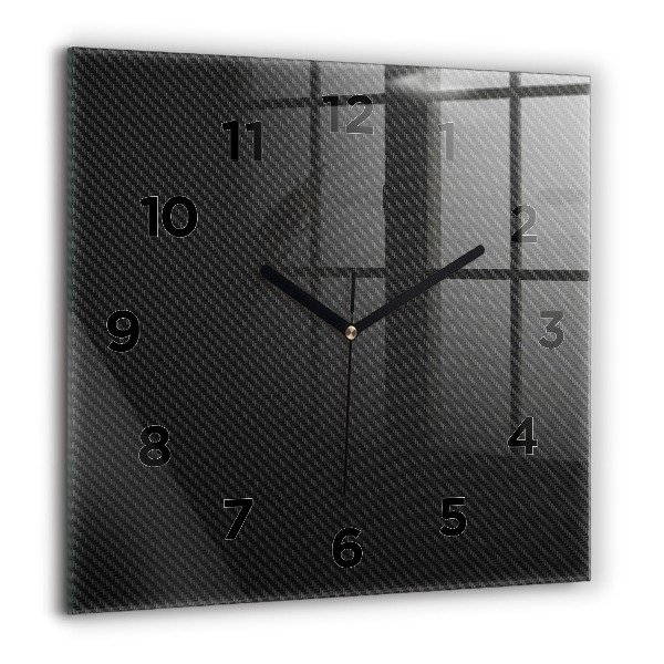 Reloj cuadrado Abstracto oscuro