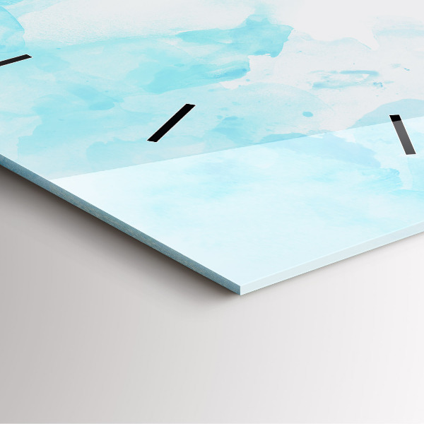 Reloj cuadrado Manchas pintadas